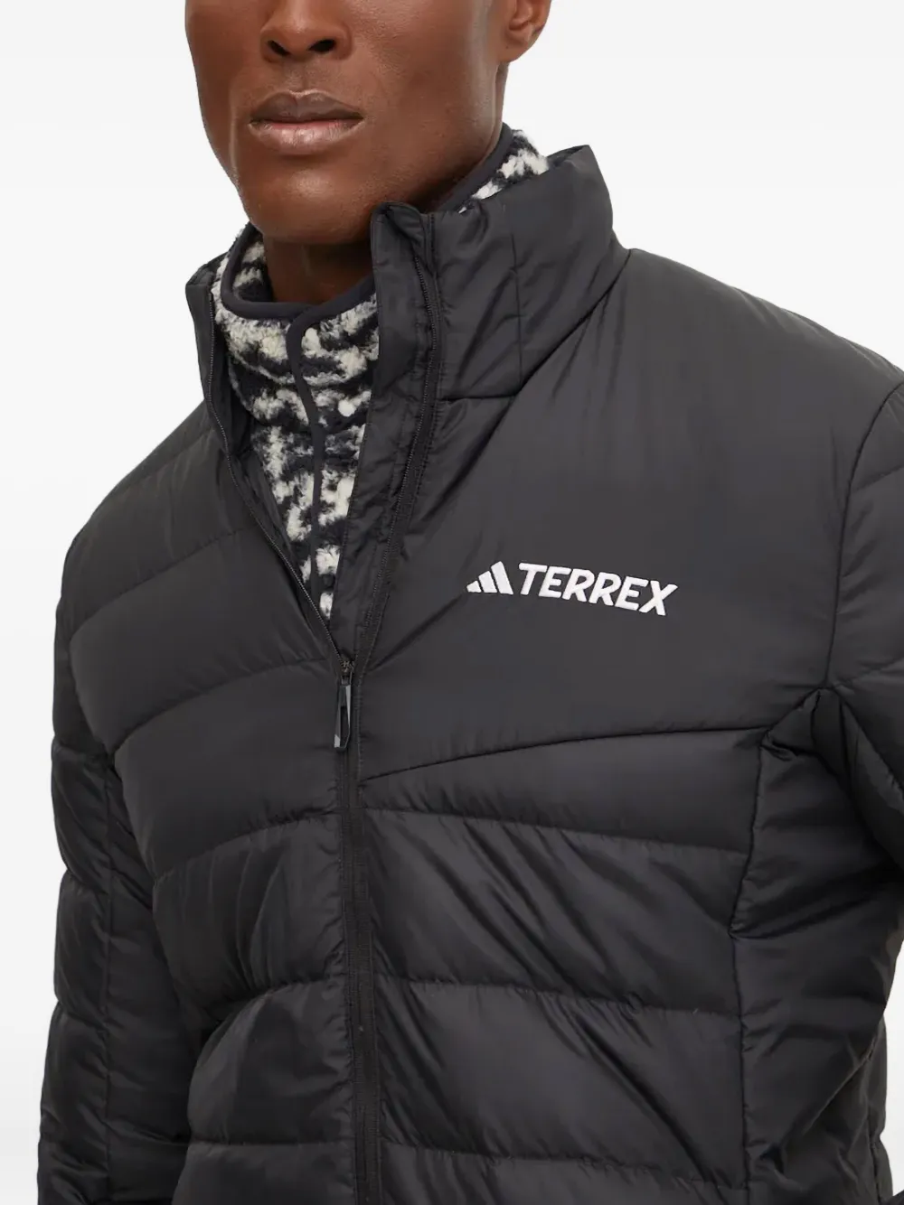 adidas Terrex donsjack met gewatteerd vlak Zwart