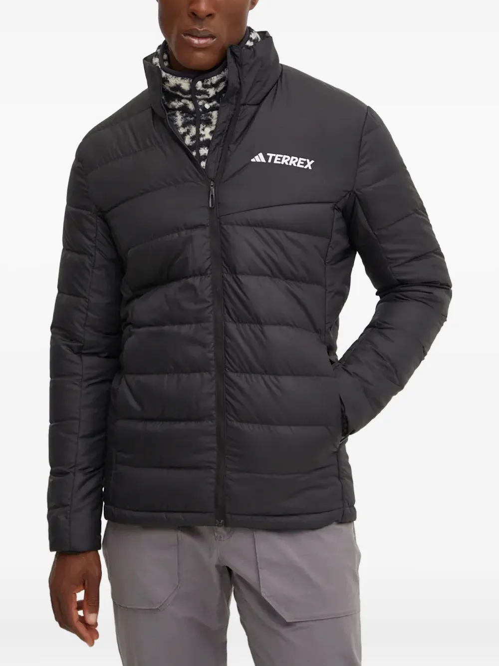 Adidas Terrex donsjack met gewatteerd vlak Zwart
