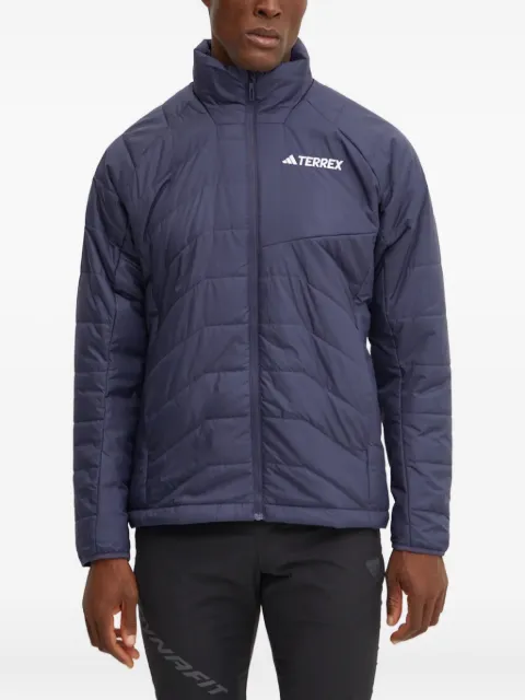 adidas quilted high-neck jacket