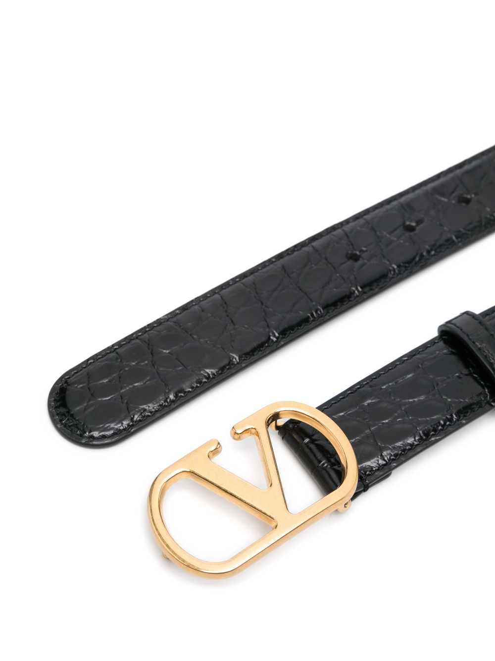 Valentino Garavani VLogo Signature belt - Black