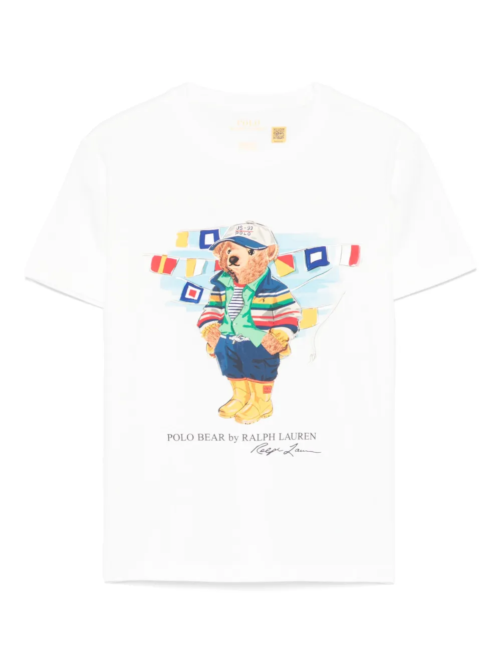 POLO RALPH LAUREN KIDS Polo Bear T-shirt | White | Image 1