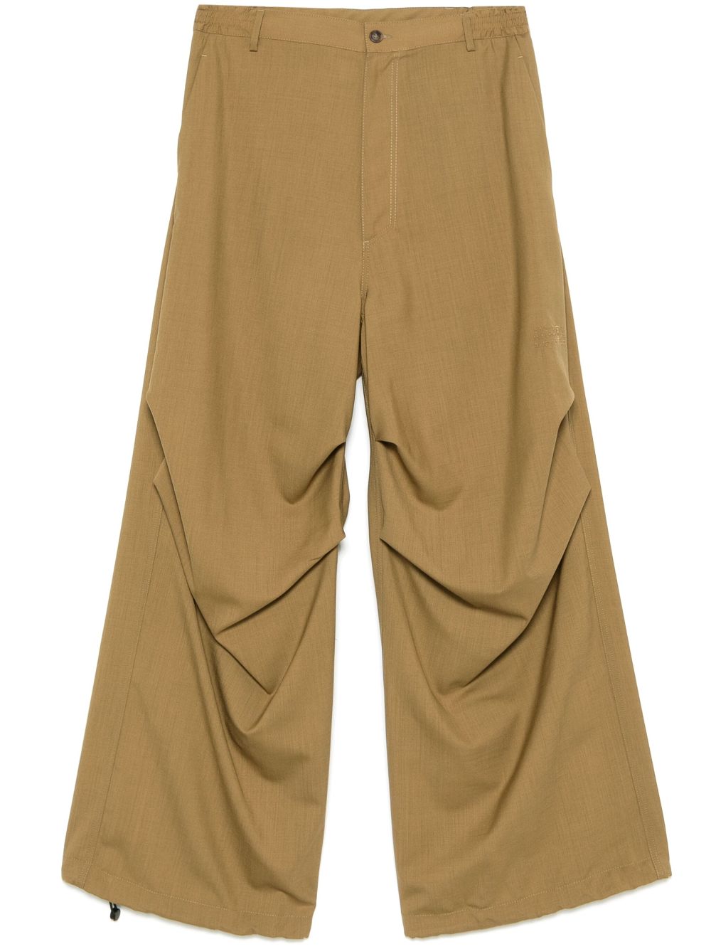 MM6 Maison Margiela wool trousers - Brown