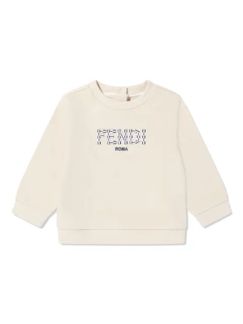 Fendi Kids logo-print sweatshirt 