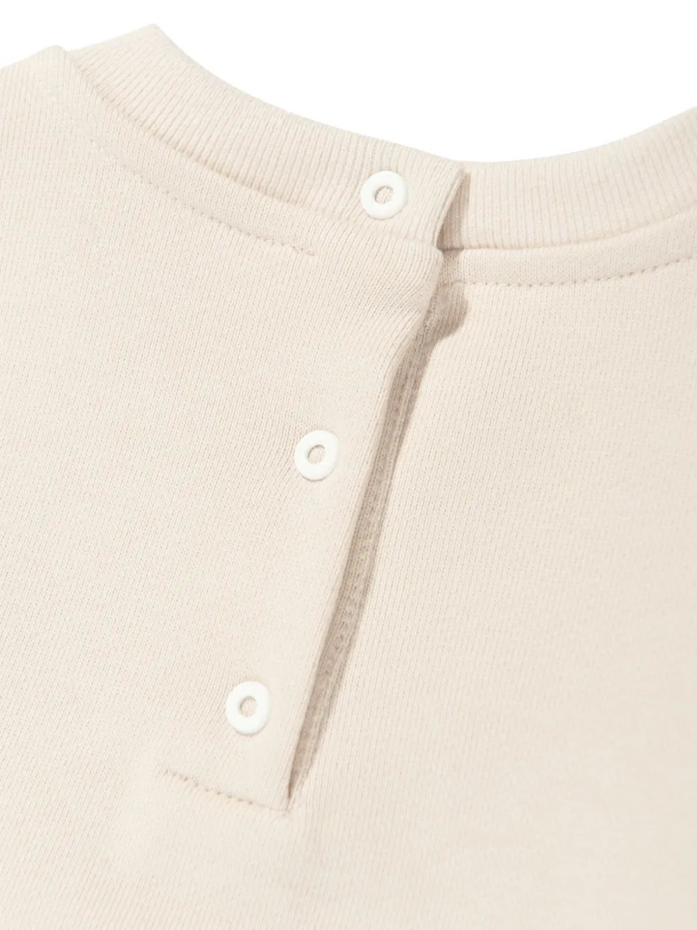 Fendi Kids Sweater met logoprint Beige