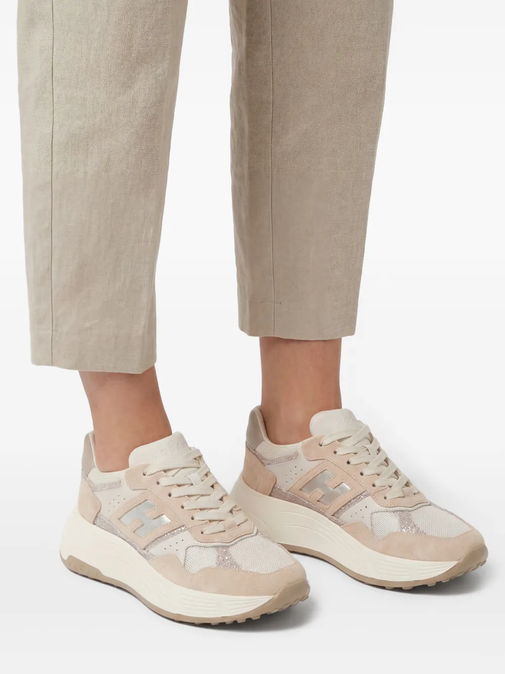 Hogan Hi-Fi sneakers Beige