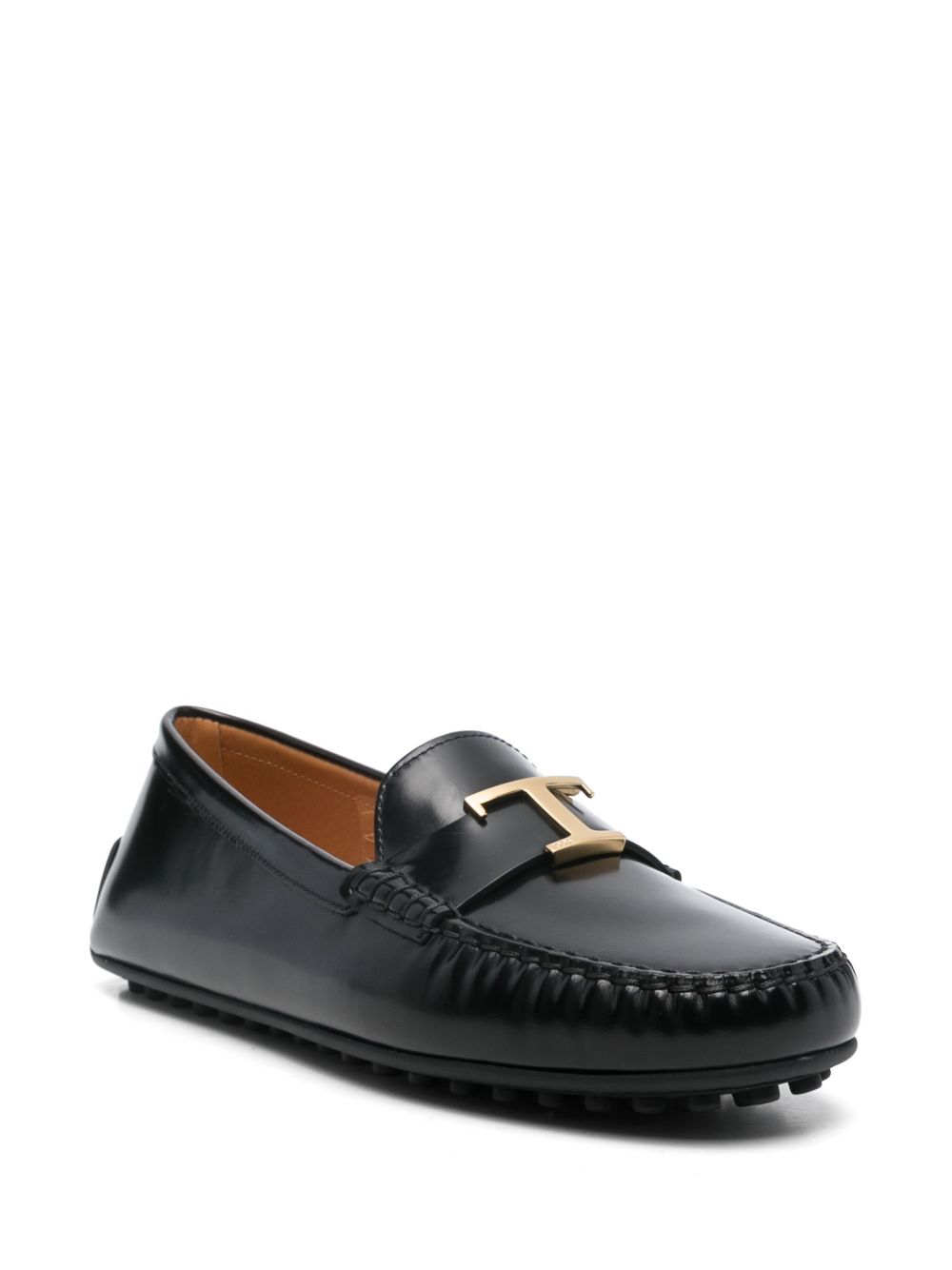 Tod's T Timeless leren loafers - Zwart