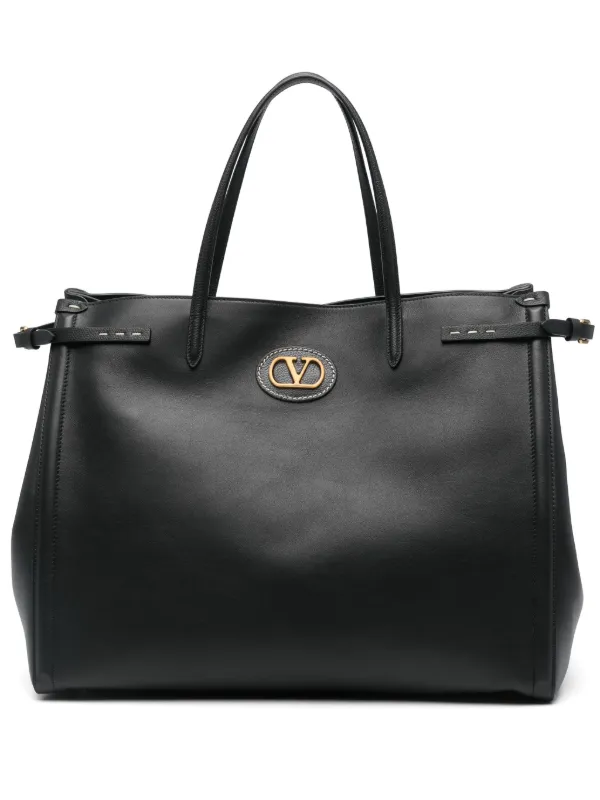 【VALENTINO】ANTIBES MEDIUM TOTE BAG Valentino Garavani Antibes Medium Canvas Shopping Tote Bag