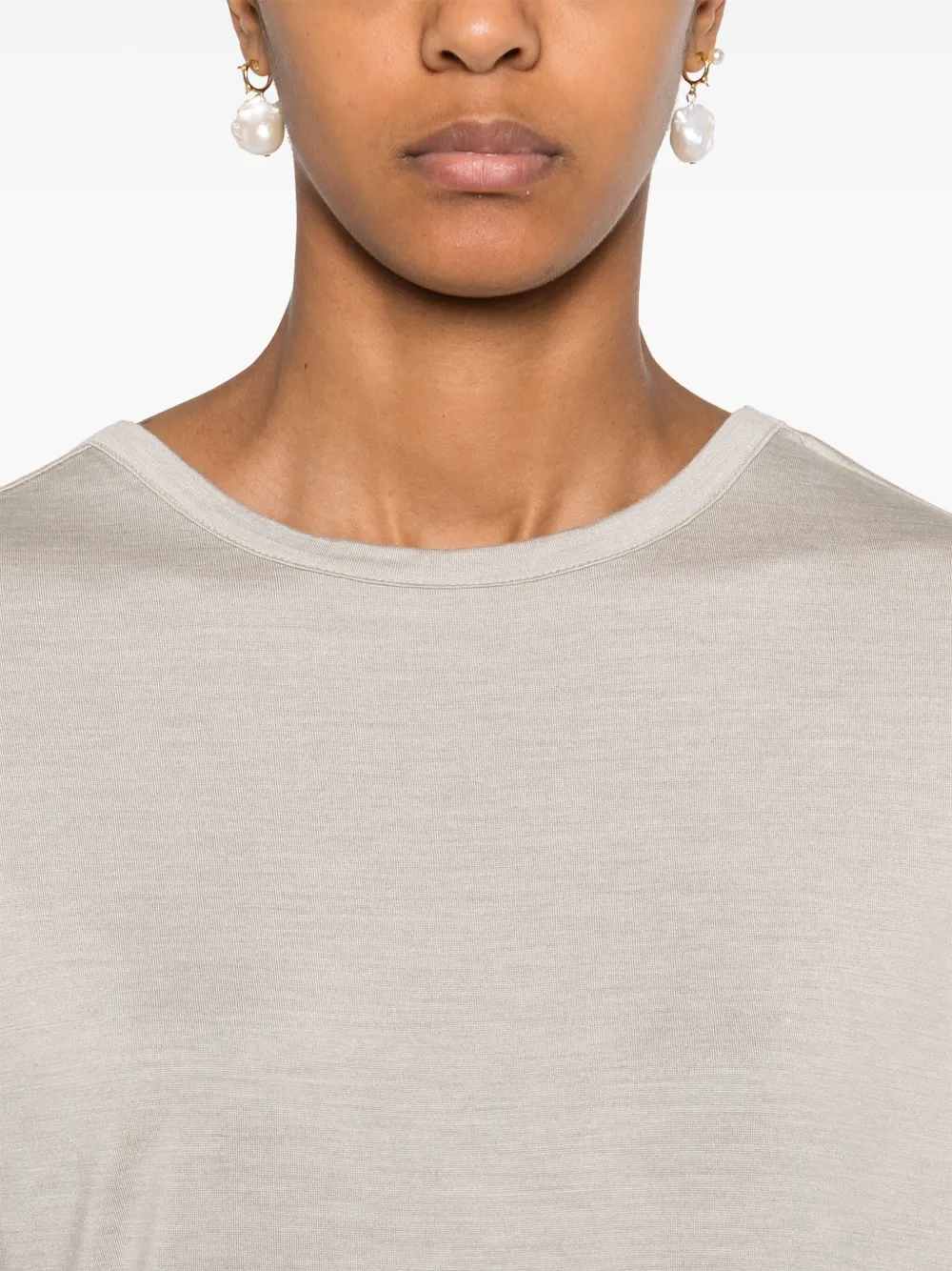 Herno Tanktop met logoplakkaat Beige