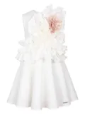 JESSIE AND JAMES floral ruffle dress - White