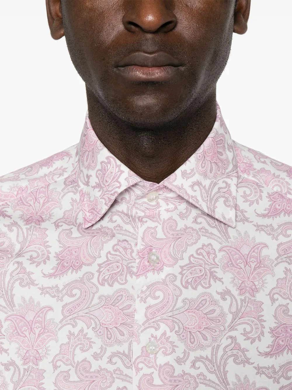 ETRO Overhemd met paisley-print Roze