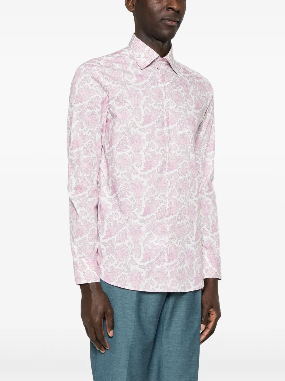 ETRO Overhemd met paisley-print Roze