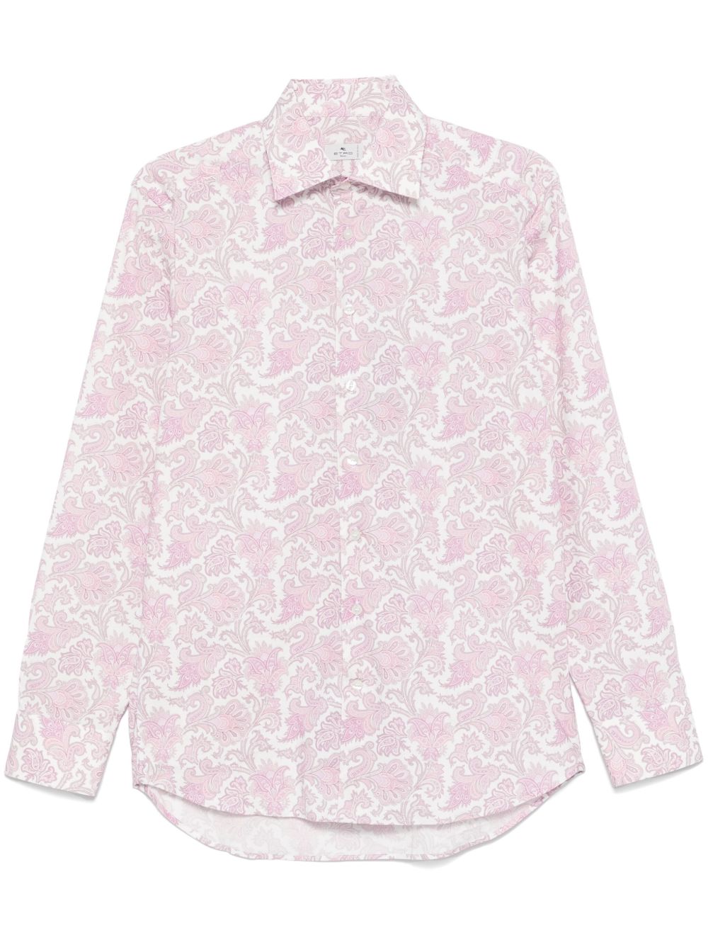 paisley-print shirt