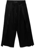 Julius cupro trousers - Black