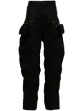 Julius Gasmask cargo sweat pants - Black