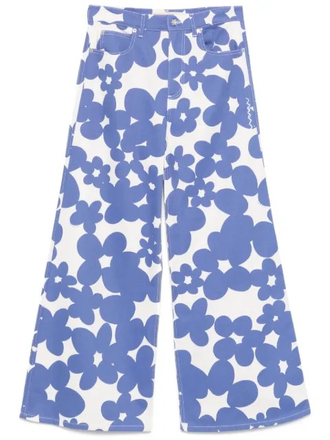 Marni floral-print trousers