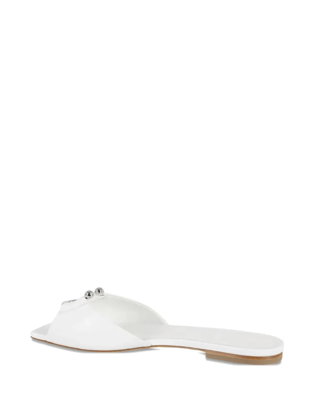 3juin Metal-detail Pumps In White