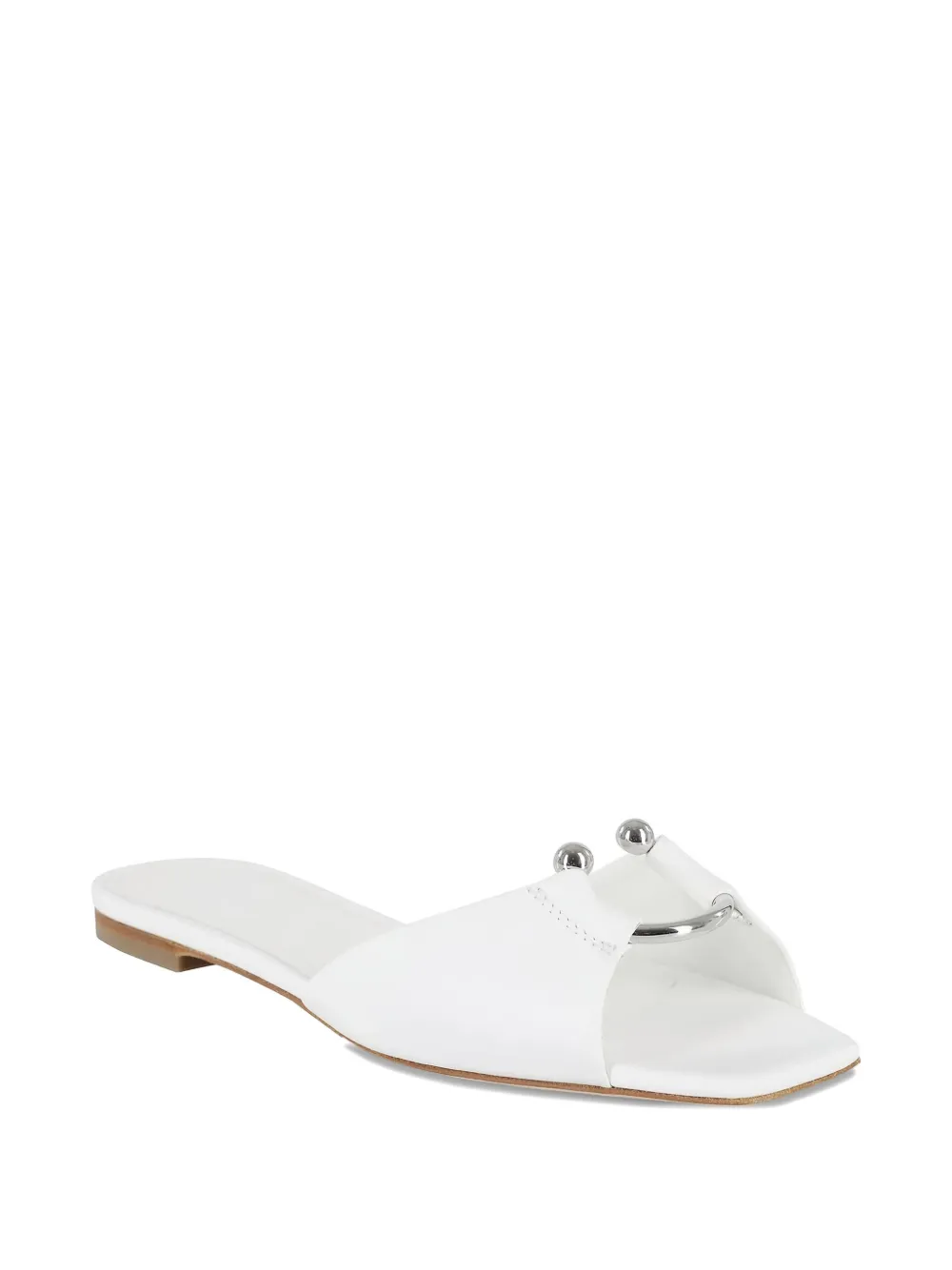3juin Metal-detail Pumps In White