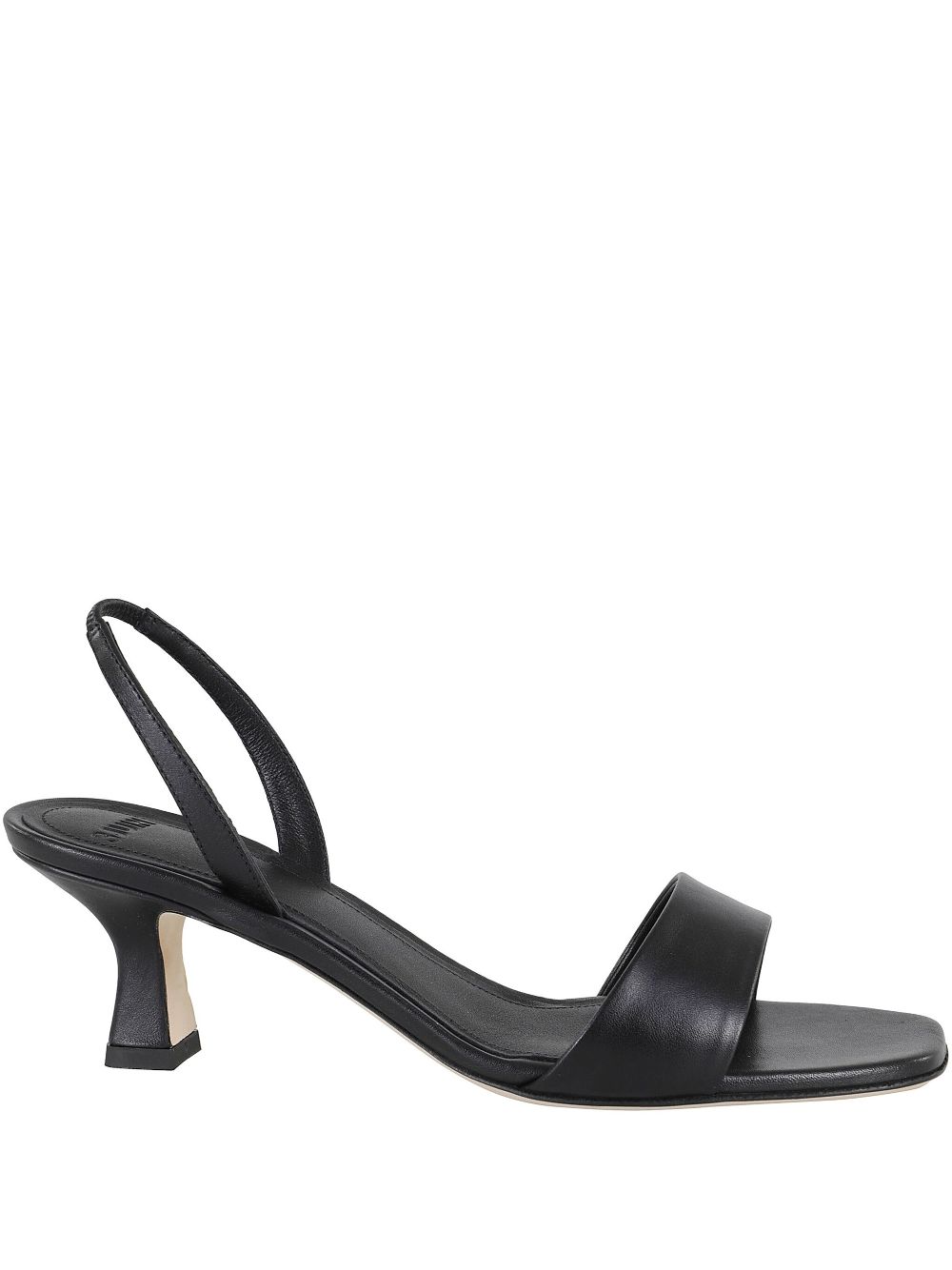 3juin 55mm leather sandals Black