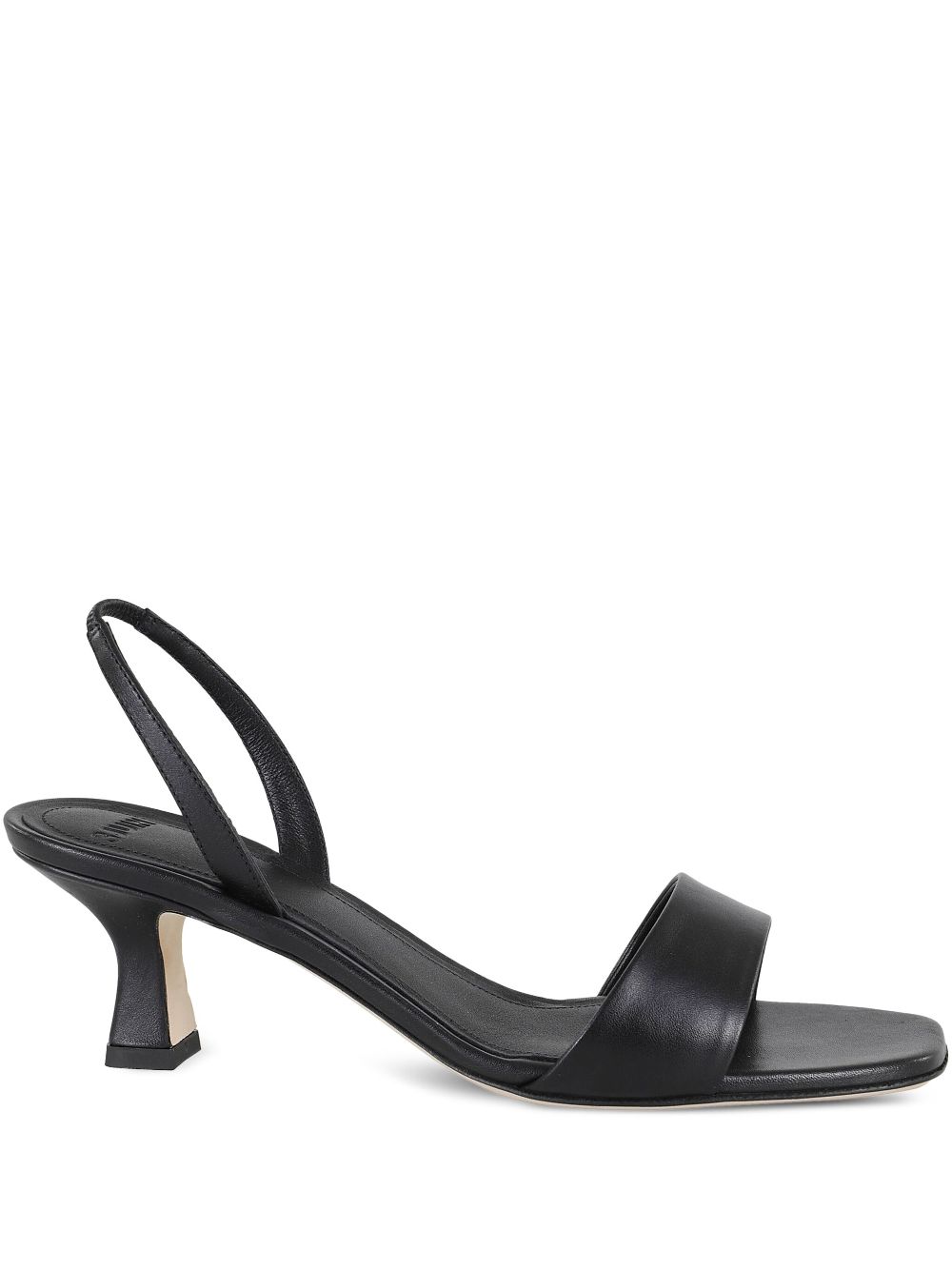 3juin 55mm leather sandals - Black