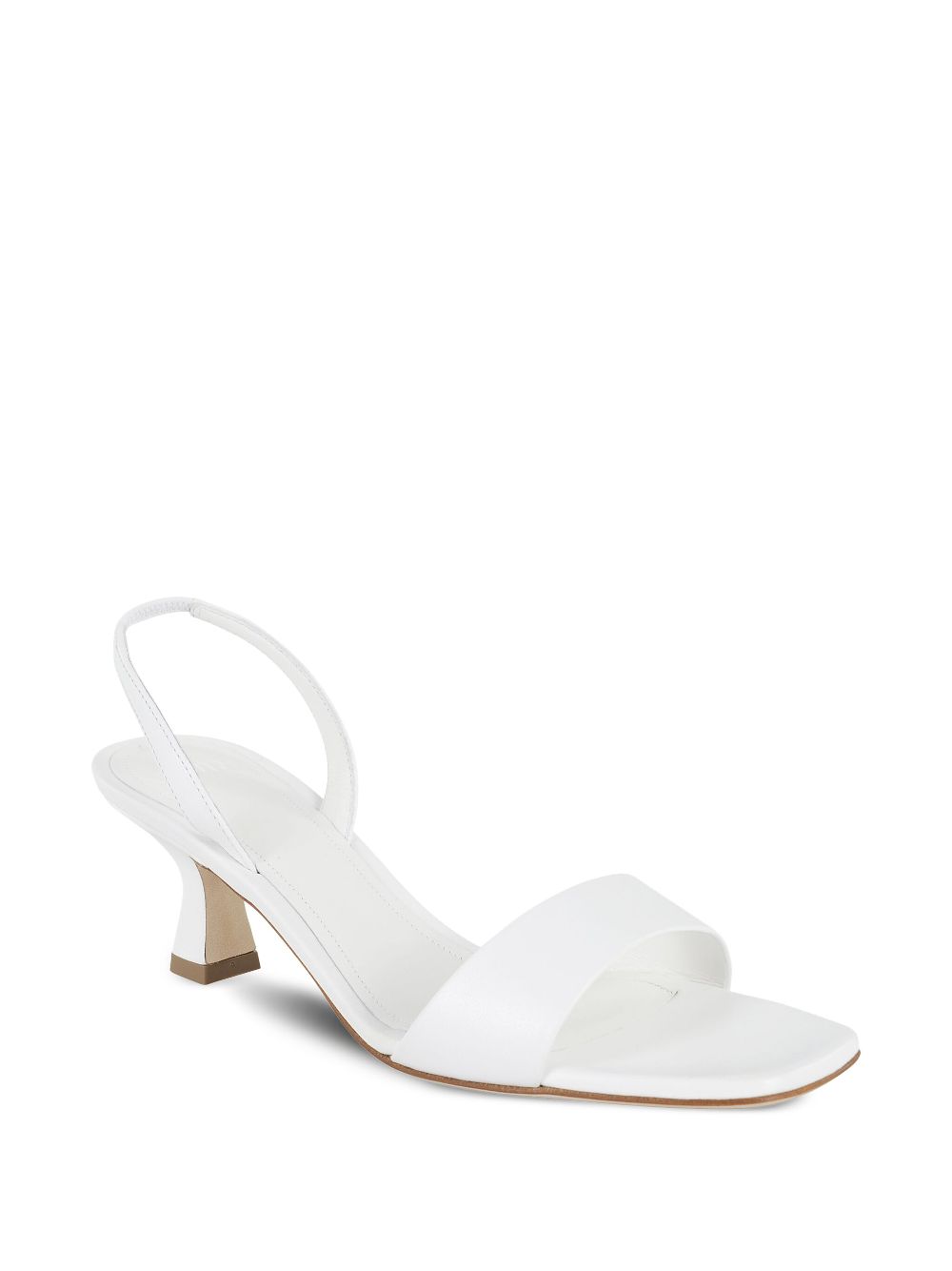 3juin 55mm leather sandals - White