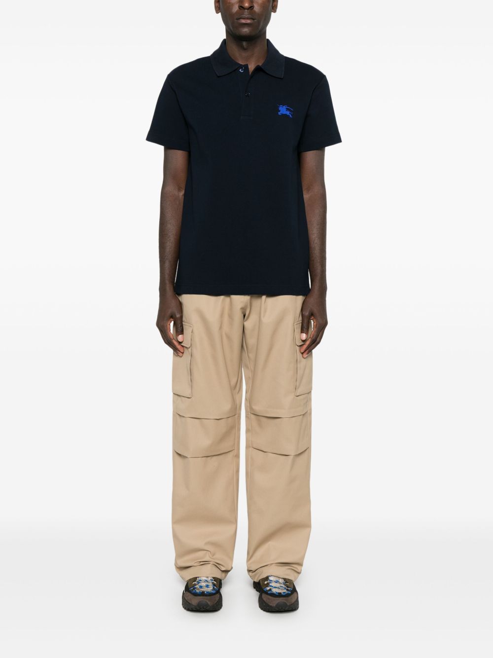 Burberry Katoenen poloshirt - Blauw