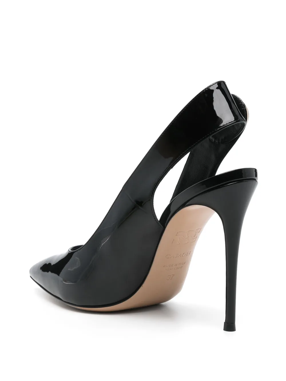 Casadei 110mm Julia Big Pink pumps Black