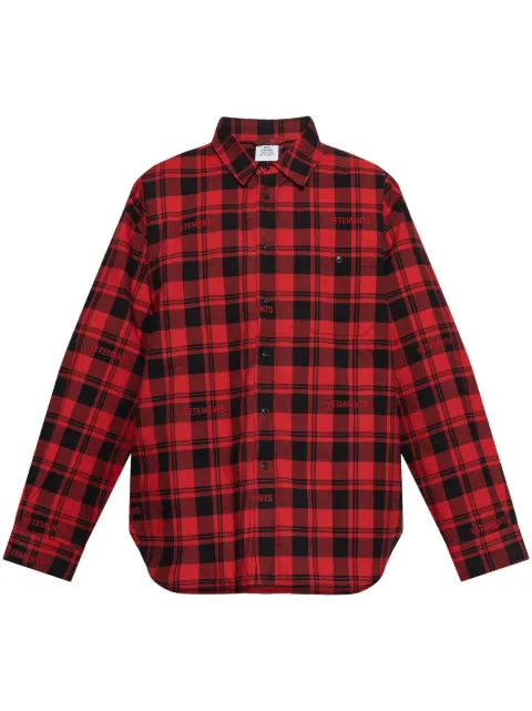 VETEMENTS checked shirt 