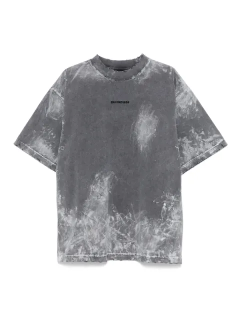Balenciaga playera con efecto degradado