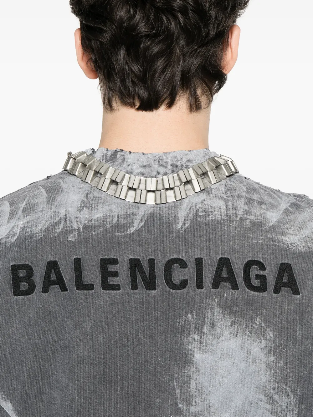 Tシャツ・カットソー BALENCIAGA Crumpled effect T-shirt Balenciaga T-shirt with crumpled effect | Men's Clothing