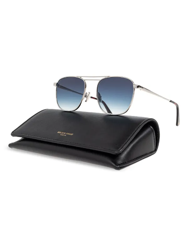 Golden Goose pilot-frame Sunglasses | Silver | FARFETCH BN display picture 3
