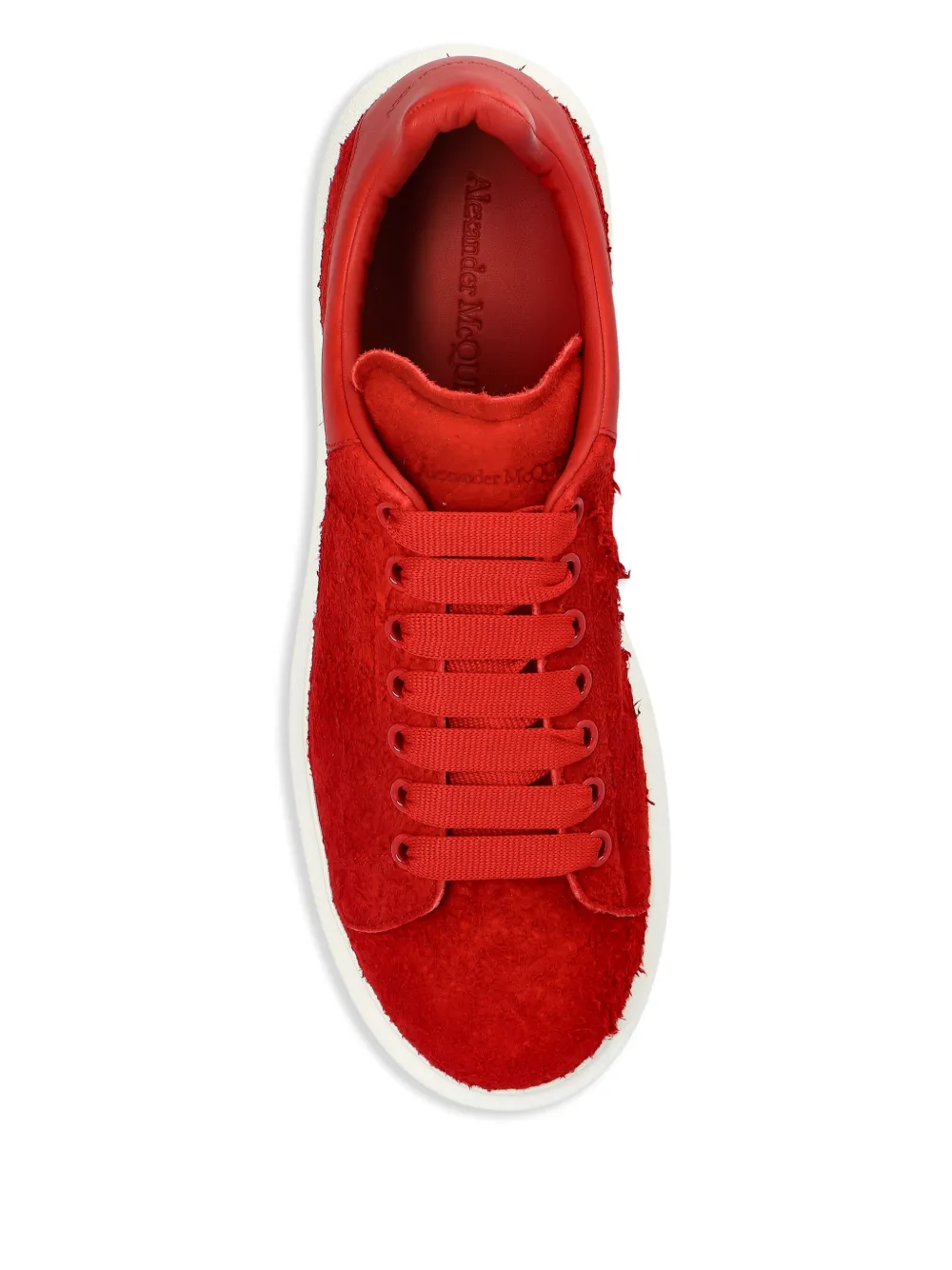 Alexander McQueen suede sneakers Red