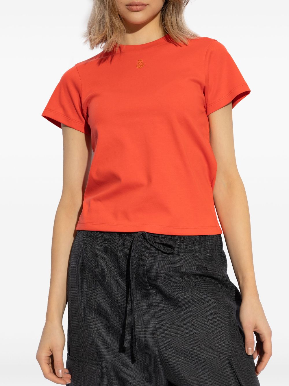 Alexander McQueen Cut & Sew T-shirt - Oranje