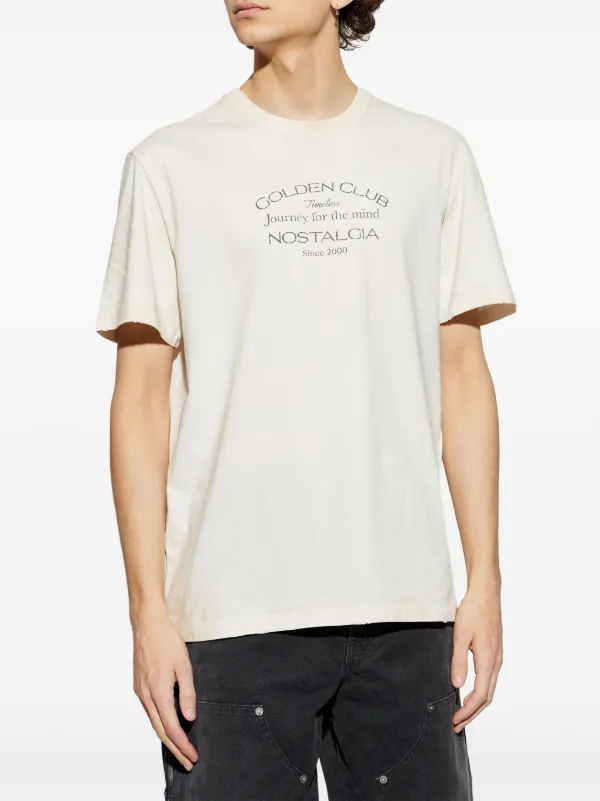 Golden Goose スローガン Tシャツ | ホワイト | FARFETCH JP