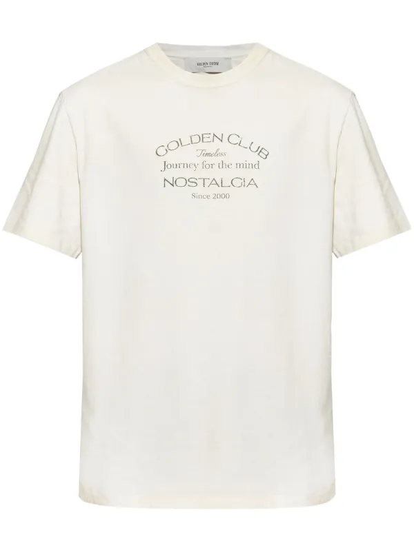 Golden Goose スローガン Tシャツ | ホワイト | FARFETCH JP