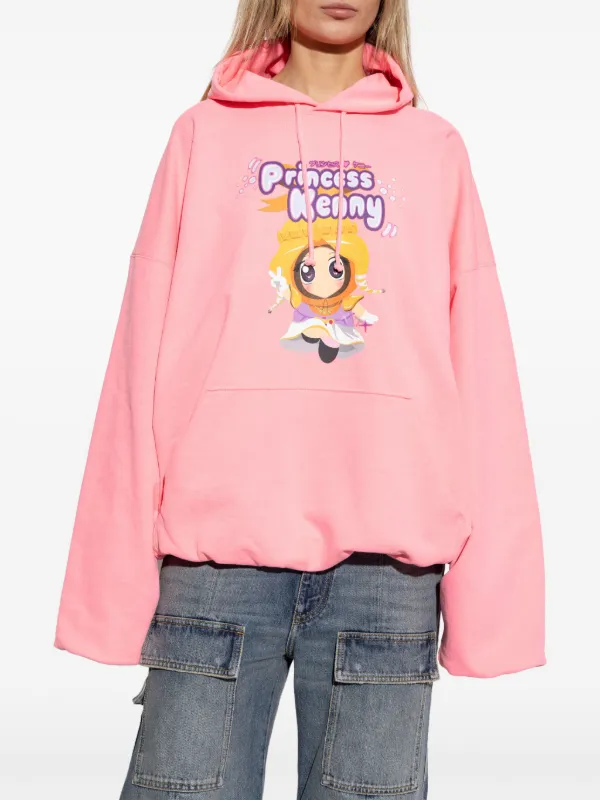 VETEMENTS Princess Kenny Hoodie Pink FARFETCH CZ