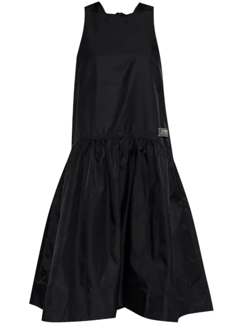 GANNI draped midi dress