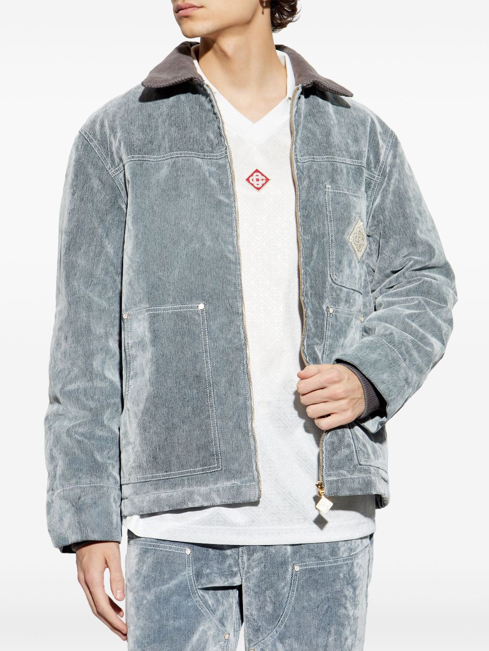 Casablanca corduroy jacket - Grey