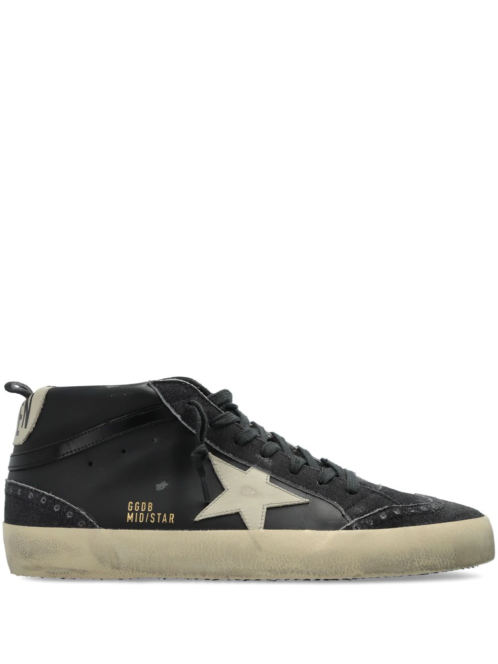 Golden Goose logo sneakers - Black