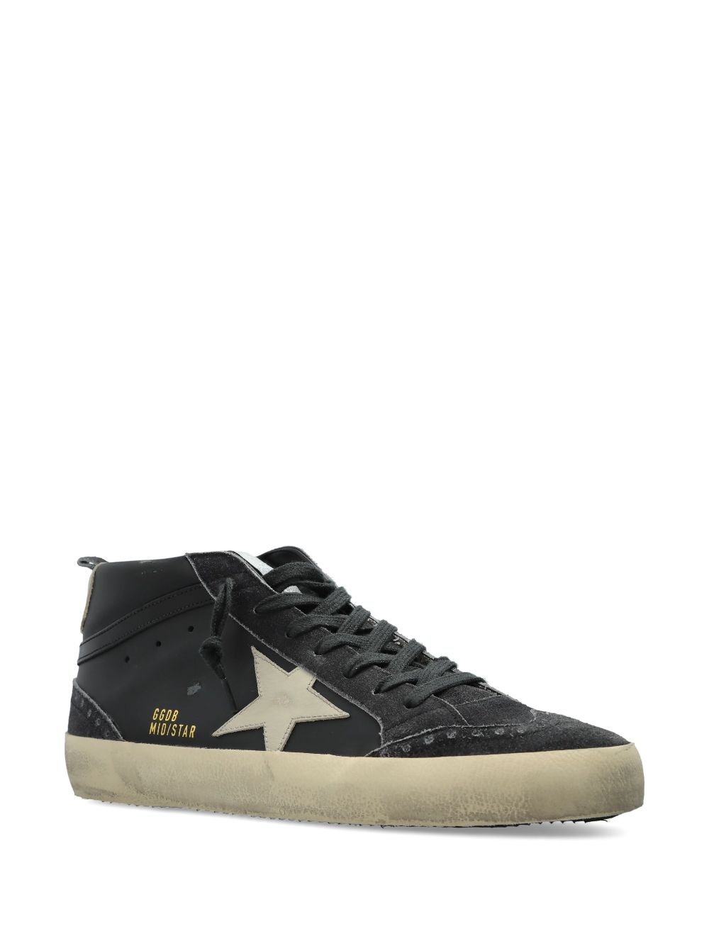 Golden Goose logo sneakers - Black