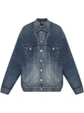 Balenciaga Tape Type-print denim jacket - Blue