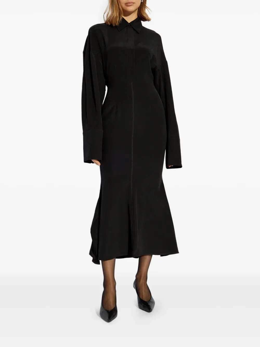Sportmax Oltre midi-jurk - Zwart