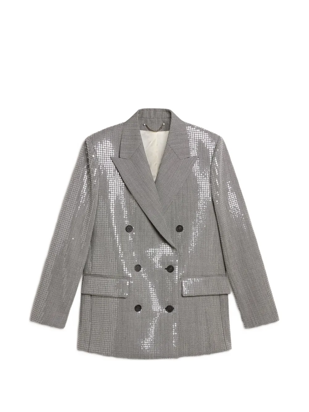 Golden Goose sequinned blazer - Silver