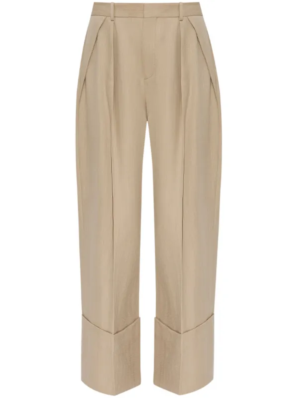 パンツ Victoria Beckham Maxi turn-up pants 27835350_57559137_600.jpg