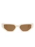 Golden Goose cat-eye sunglasses - White