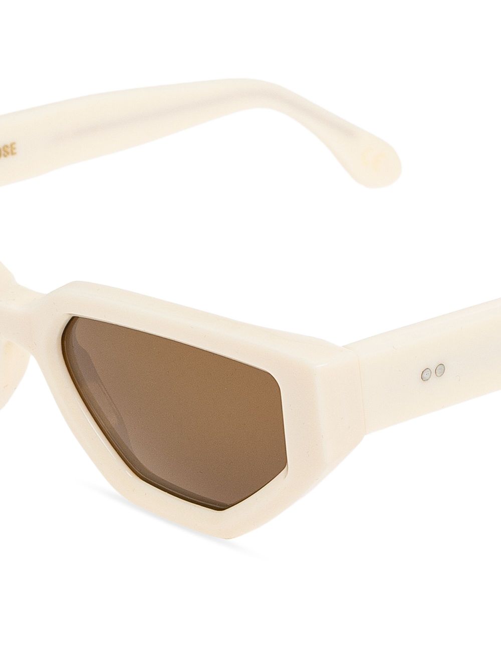 Golden Goose cat-eye sunglasses - Wit