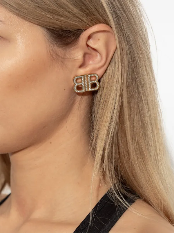 バレンシアガ Tags Studイヤリング ゴールド バレンシアガ Tags Studイヤリング ゴールド