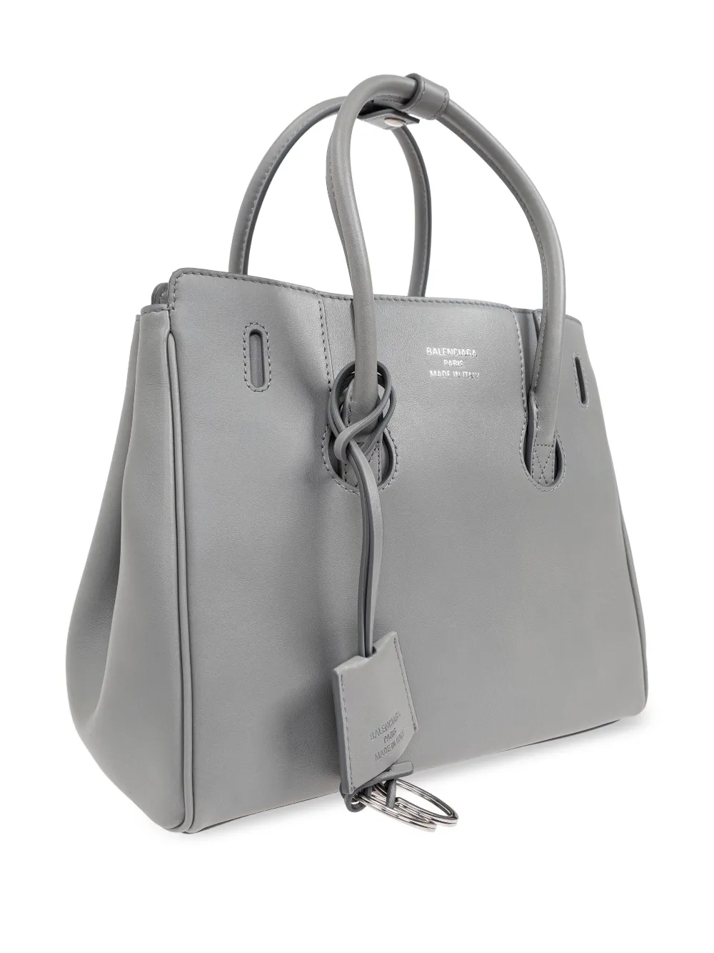 Balenciaga Hampton Mini Tote Bag In Grey