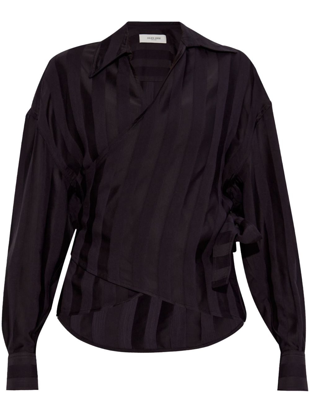 Golden Goose striped blouse - Black