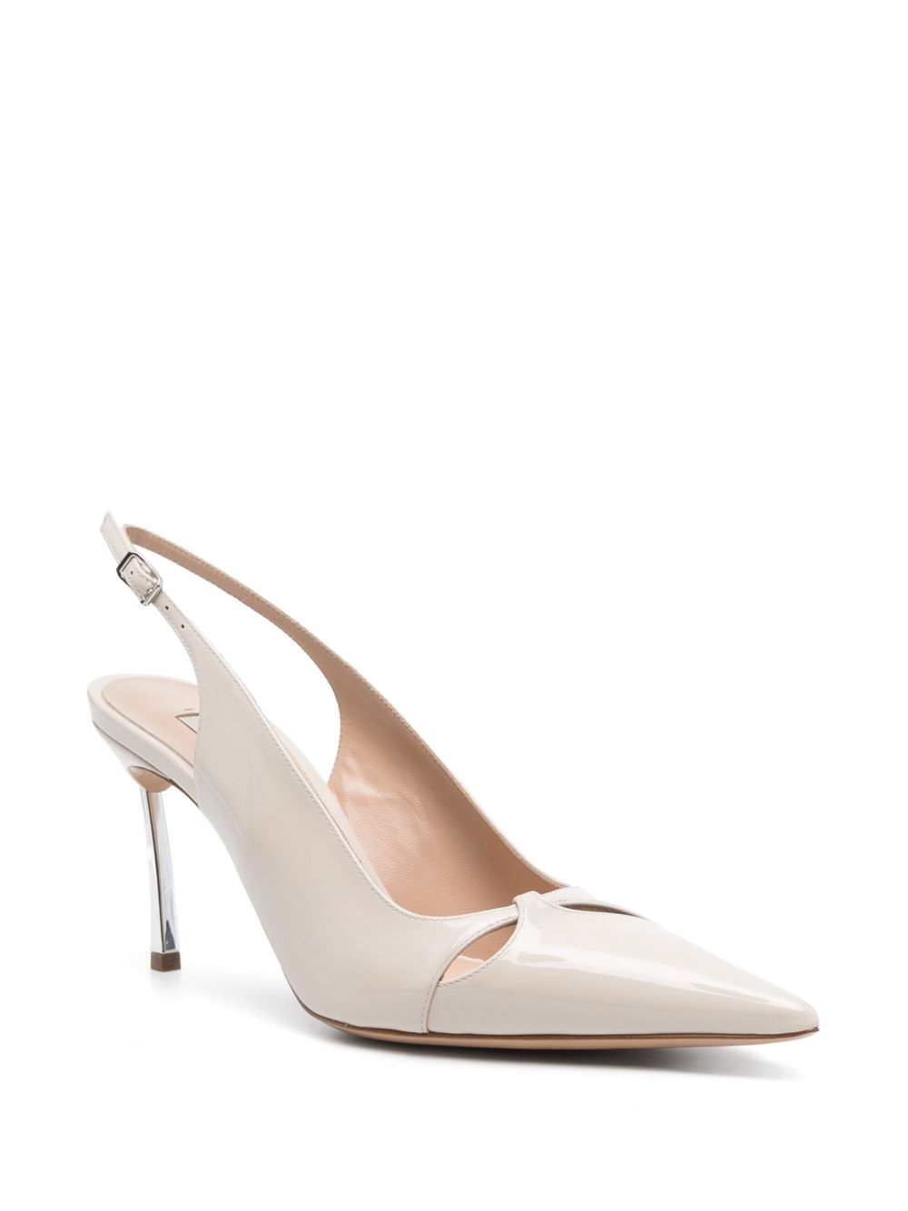 Casadei 90mm Blade pumps Neutrals