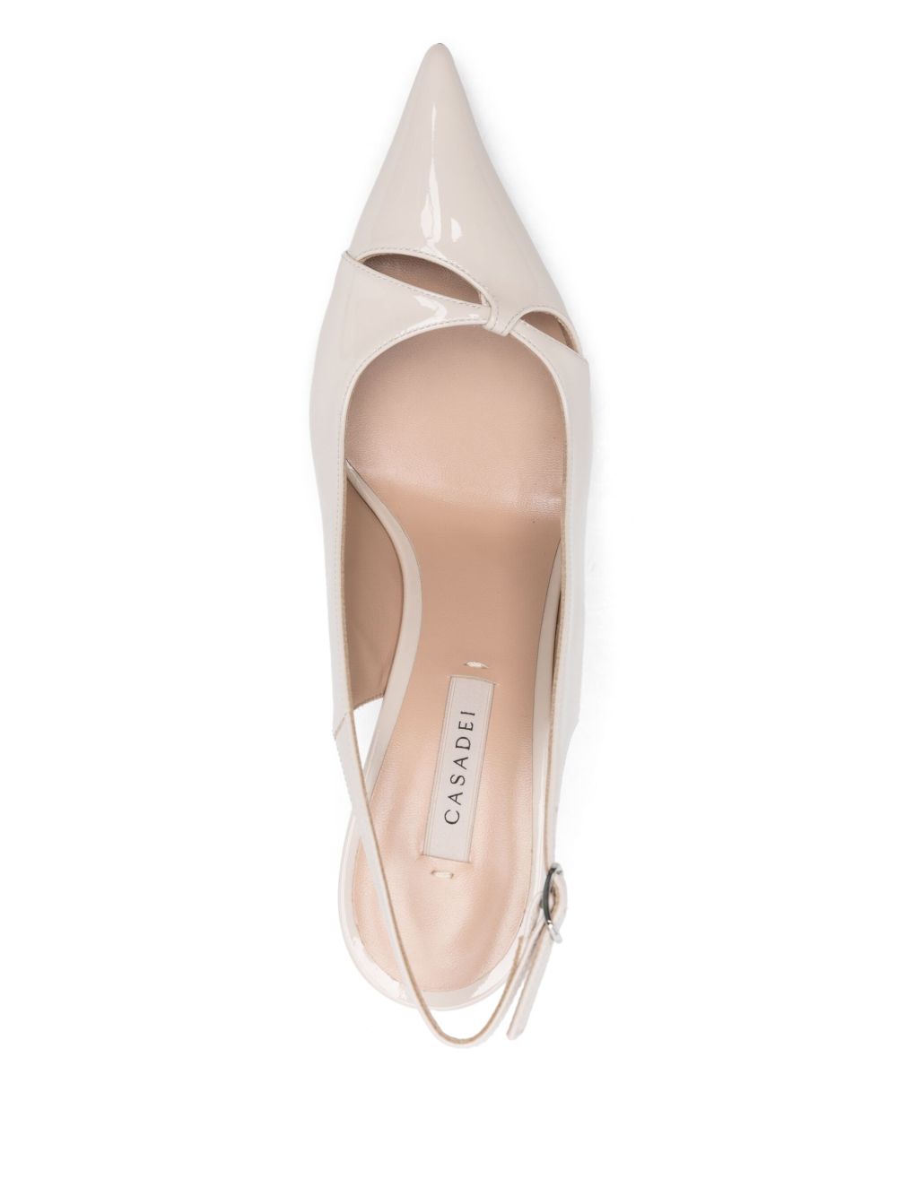 Casadei 90mm Blade pumps Neutrals